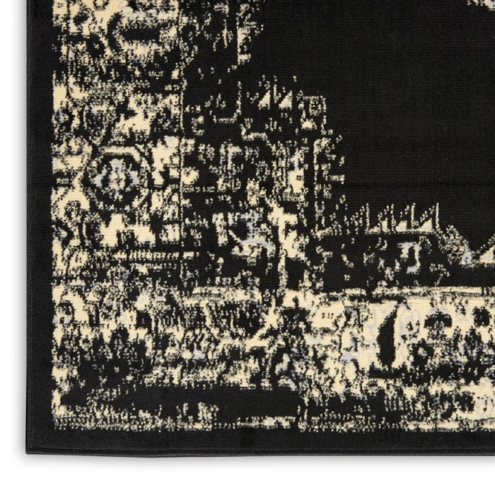 Nourison Grafix Area Rug GRF14-Black
