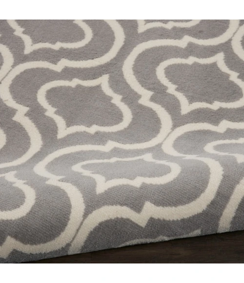 Nourison Jubilant Round Area Rug JUB19-Grey