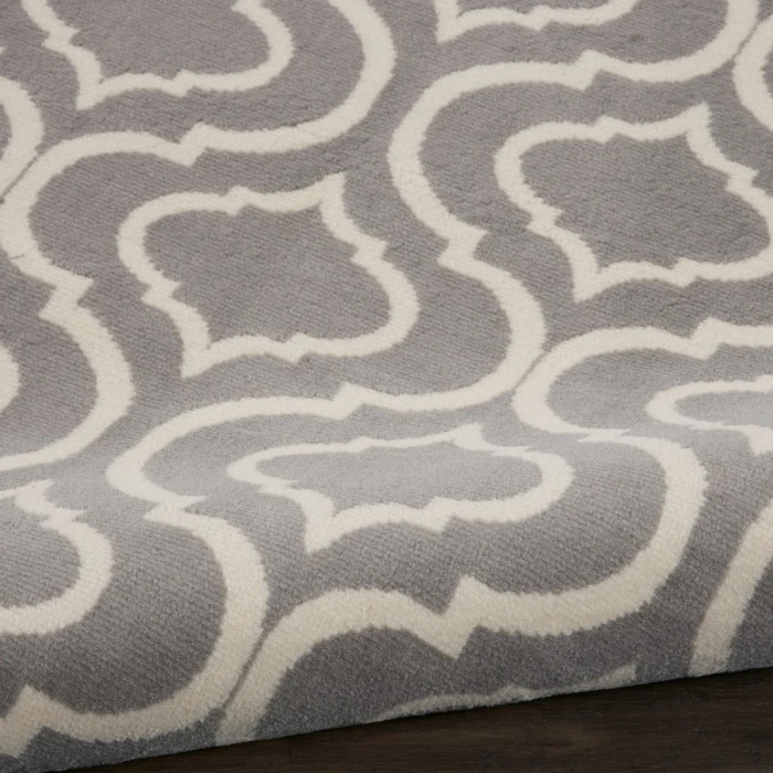 Nourison Jubilant Round Area Rug JUB19-Grey