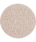 Nourison Jubilant Round Area Rug JUB09-Ivory/Pink