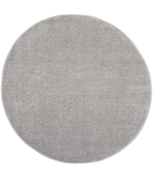 Nourison Essentials Silver Grey Area Rug NRE01-Silver Grey