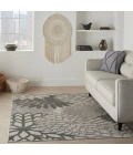 Nourison Aloha Area Rug ALH05 Silver Grey 5'3" x 7'5"