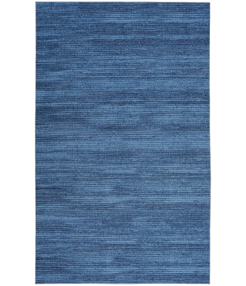 Nourison Nourison Washables Blue NWB03 4 ft. X 6 ft. Rectangle Rug