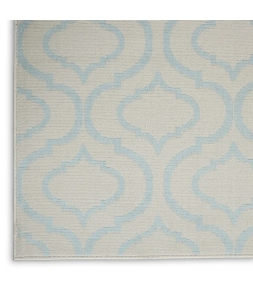 Nourison Jubilant Area Rug JUB19-Ivory/Blue