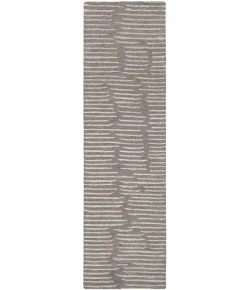 Calvin Klein CK010 Linear LNR01 Grey 2 ft. 3 in. X 8 ft. Area Rug