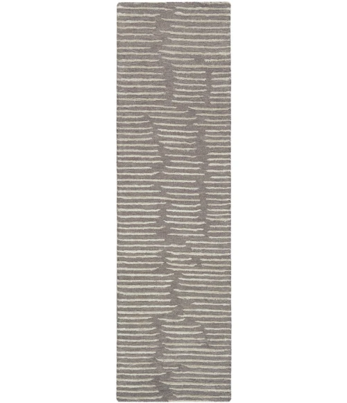 Calvin Klein Linear Area Rug LNR01 Grey