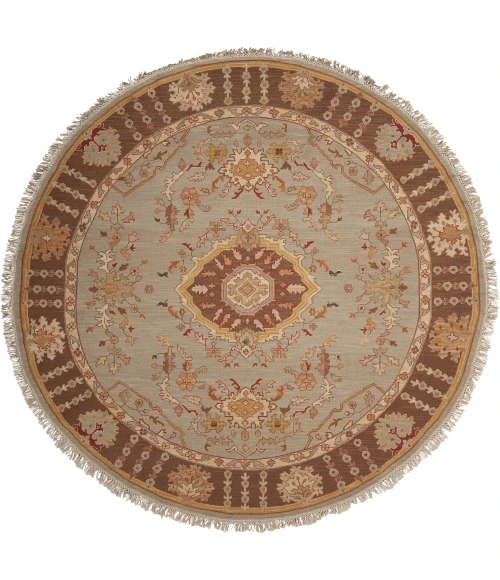 Nourison Home Nourmak Blue S194 8ft. x Round Round Rug