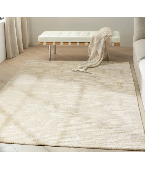 Calvin Klein Linear Area Rug LNR01 Ivory
