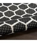 Nourison Twist Reversible Black TWS01 6 ft. Rect. Rug