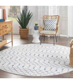 Nourison Home Whimsicle WHS02 Ivory 8 ft. Round Area Rug
