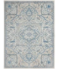 Nourison Elation Area Rug ETN10-Ivory Blue