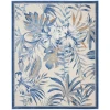 Nourison Home Seaside SDS02 Ivory Blue 7 ft. 10 in. X 9 ft. 10 in. Area Rug