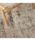 Nourison Tangra Cream Grey TNR05 5 ft. X 7 ft. Rect. Rug