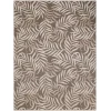 Nourison Home Garden Oasis GOA01 Mocha 10 ft. X 14 ft. Area Rug