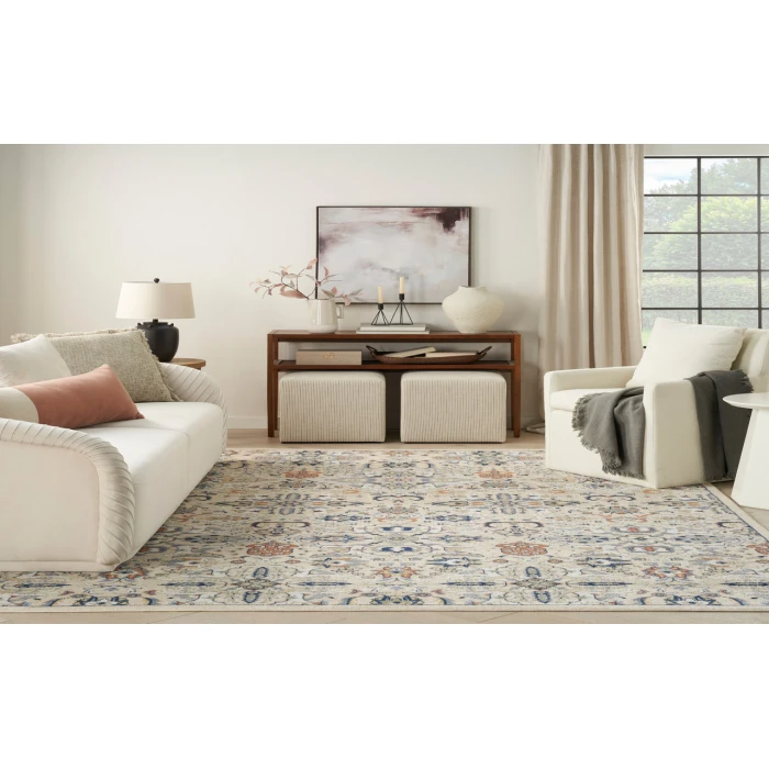 Nourison Allur Beige ALR03 7 ft. X 10 ft. Rectangle Rug