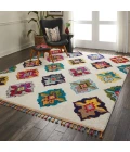 Nourison Home Nomad White NMD06 7ft.10in. x 10ft.6in. Rect. Rug