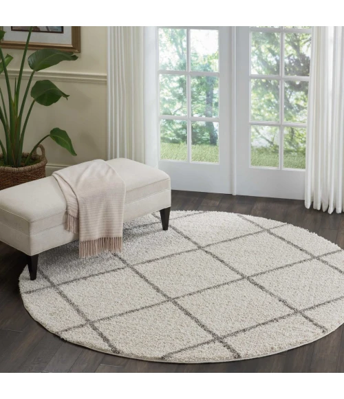 Nourison Brisbane Round Area Rug BRI03-Cream
