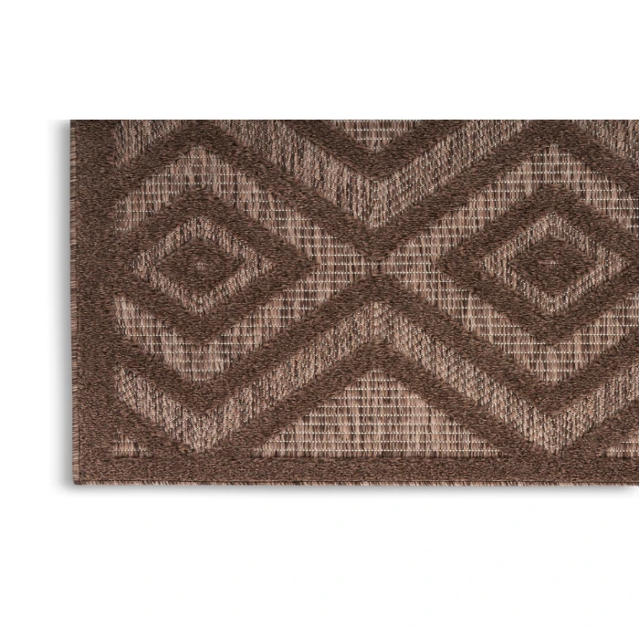 Nourison Versatile Brown NRV01 2 ft. X 4 ft. Rectangle Rug