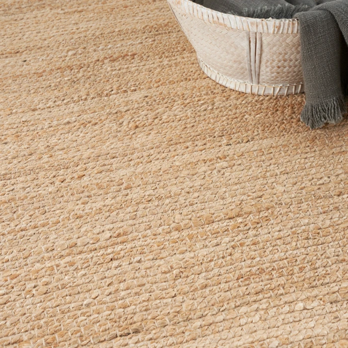 Nourison Natural Jute Area Rug NJT01 Bleached