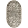 Nourison Home Quarry QUA05 Ivory Grey 3 ft. X 5 ft. Oval Area Rug