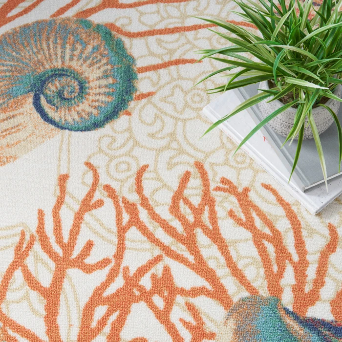 Waverly Sun N' Shade Area Rug SND92 Ivory/Multi