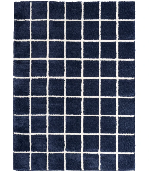 DKNY West End Ave Navy Ivory WTE01 4 ft. X 6 ft. Rect. Rug