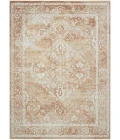Nourison Astra Machine Washable Rust Multicolor ASW11 6 ft. 7 in. X 9 ft. Rect. Rug