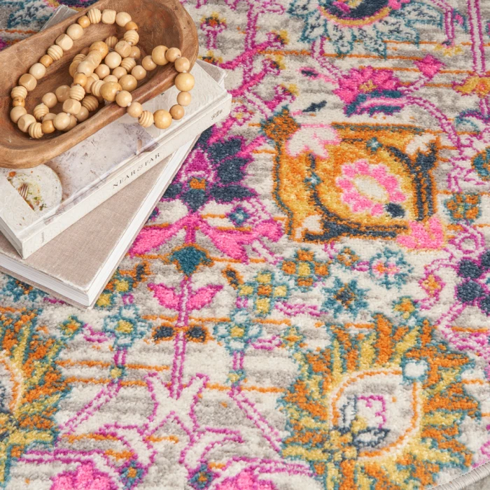 Nourison Passion Area Rug PSN01 Silver
