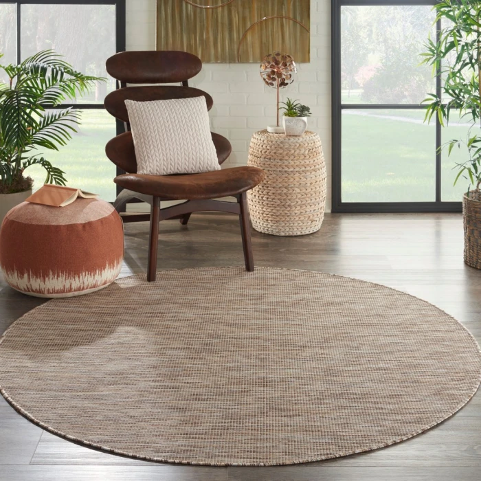 Nourison Positano Round Area Rug POS01-Beige