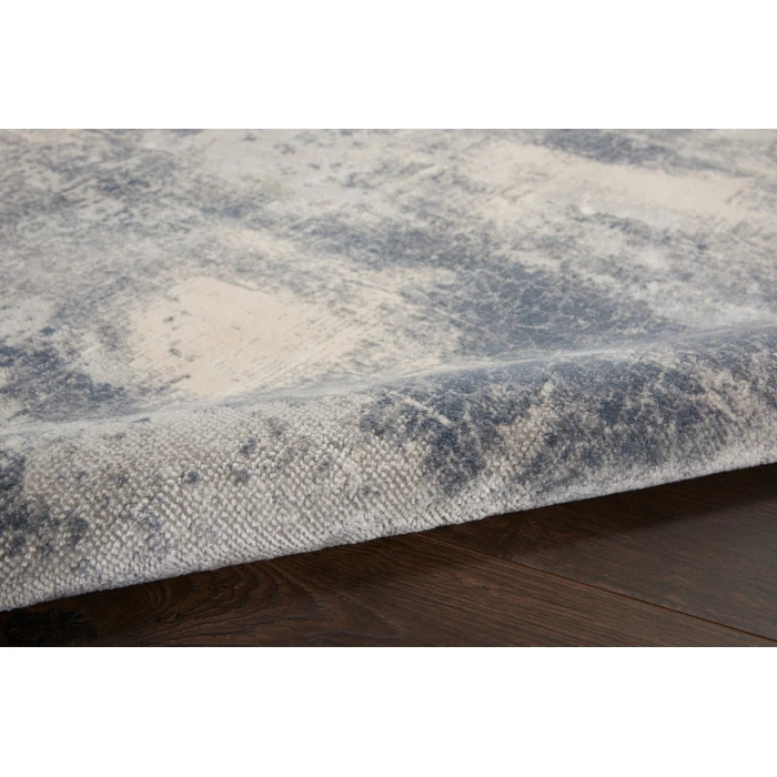 Nourison Rustic Textures Area Rug RUS02-Blue/Ivory