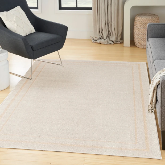 Nourison Home Nourison Essentials Ivory Gold NRE02 4 ft. X 6 ft. Rectangle Rug