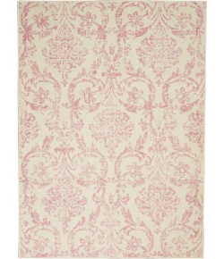 Nourison Home Jubilant JUB09 Ivory Pink 5 ft. 3 in. X 7 ft. 3 in. Area Rug
