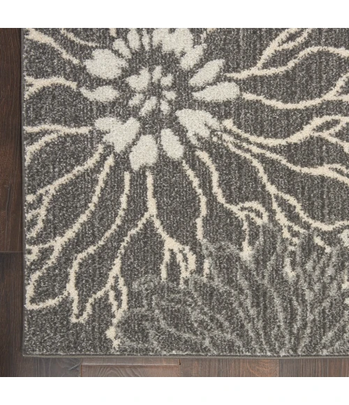 Nourison Passion Runner Area Rug PSN17-Charcoal/Blue