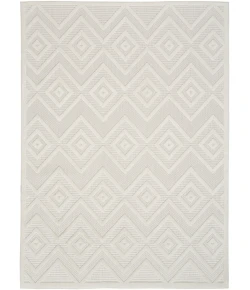 Nourison Home Versatile NRV01 Ivory White 6 ft. X 9 ft. Area Rug