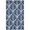 Nourison Home Aloha ALH35 Blue 2 ft. 8 in. X 4 ft. Area Rug