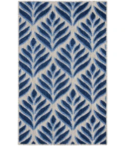 Nourison Home Aloha ALH35 Blue 2 ft. 8 in. X 4 ft. Area Rug