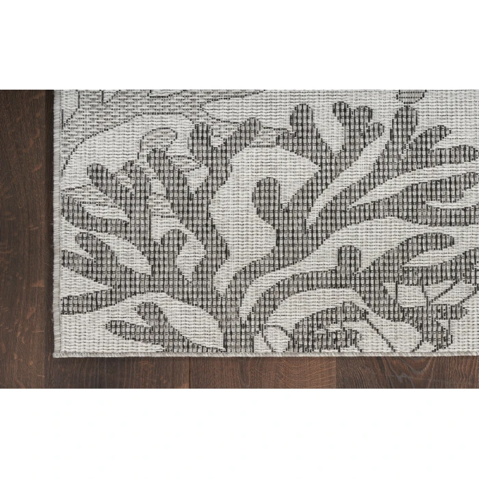 Nourison Garden Oasis Grey GOA05 8 ft. X 10 ft. Rectangle Rug
