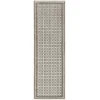 Nourison Home Nordic NRC03 Ivory Grey 2 ft. X 6 ft. Area Rug