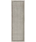Nourison Home Nordic Ivory Grey NRC03 2 ft. X 6 ft. Rectangle Rug