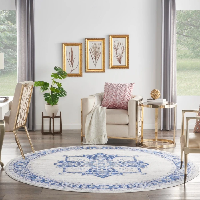 Nourison Whimsicle Area Rug WHS03-Ivory Blue