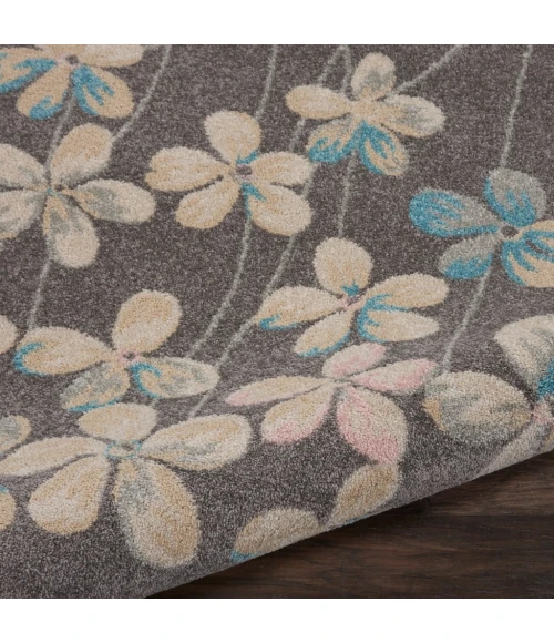 Nourison Tranquil Round Area Rug TRA04-Grey/Beige