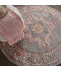 Nourison Passion Round Area Rug PSN03-Grey