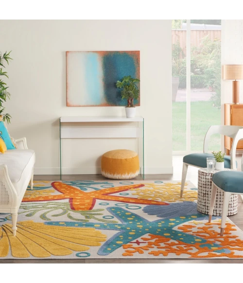 Nourison Aloha Area Rug ALH24-Multicolor