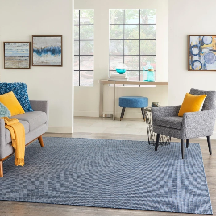 Nourison Positano Area Rug POS01-Navy Blue