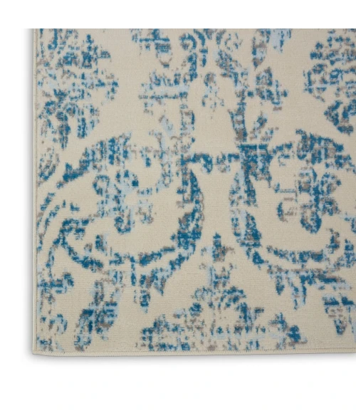 Nourison Jubilant Area Rug JUB09-Ivory Blue