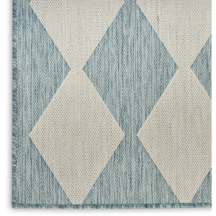 Nourison Positano Aqua POS04 12ft. x 15ft. Rect. Rug