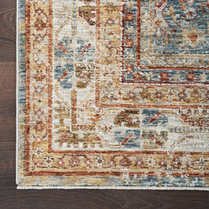 Nourison Sahar Blue SHR01 5 ft. X 8 ft. Rect. Rug