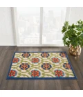 Nourison Aloha Area Rug ALH19-Blue/Multicolor