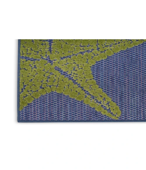 Nourison Aloha Blue Multicolor ALH28 2 ft. 3 in. X 8 ft. Rectangle Rug