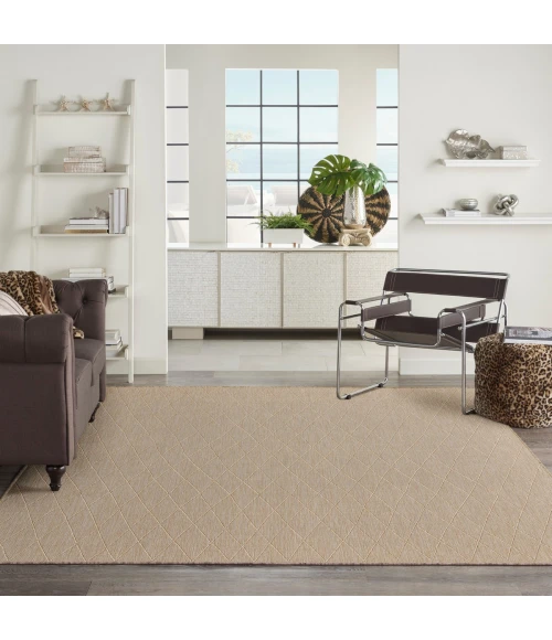 Nourison Washable Solutions Natural WSL01 9 ft. X 12 ft. Rect. Rug